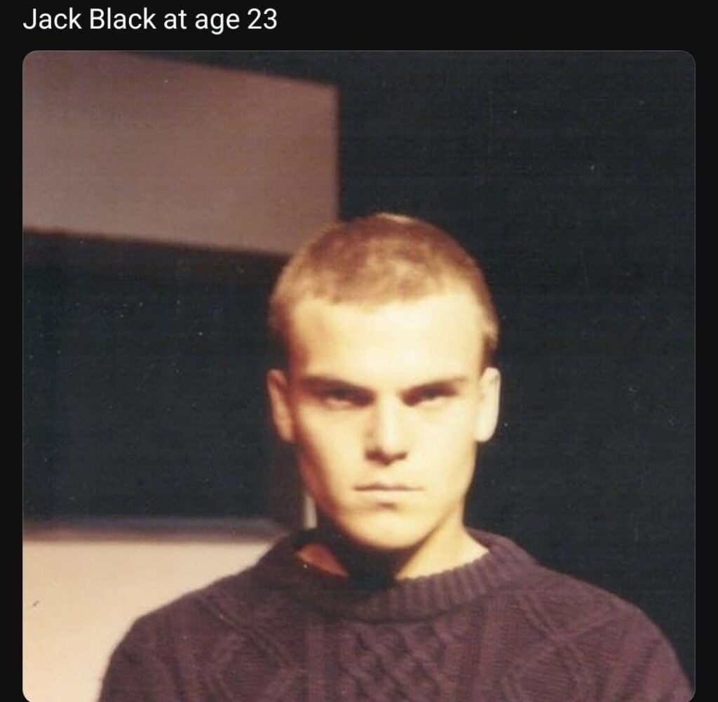 Jack Black at 23 was Dani Martín from El Canto del Loco