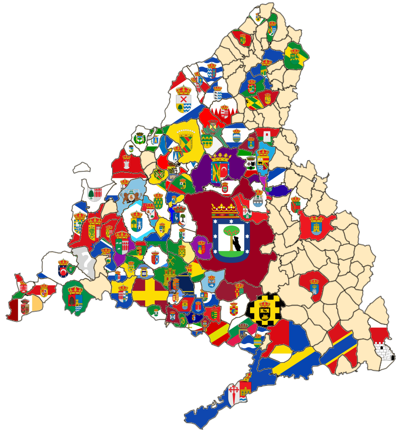 Making the map of all the flags of the municipalities of Spain, part 5 Making the map of all the flags of the municipalities of Spain, part 5