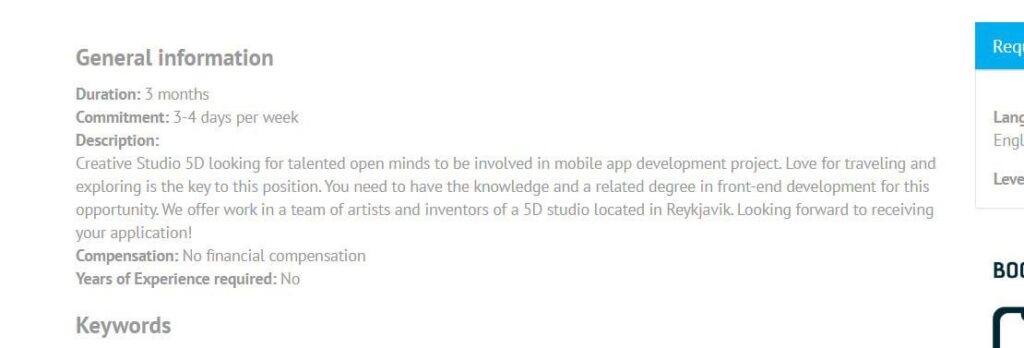 Is it legal in Iceland to not pay interns/trainees?