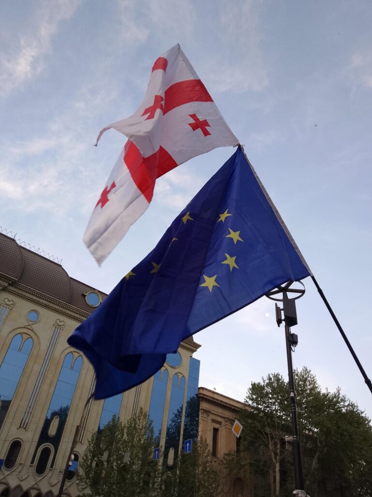 We stand with Georgian people. We stand with Georgian people.