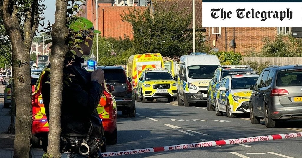 Four people ‘attacked with machete’ near Tube station
