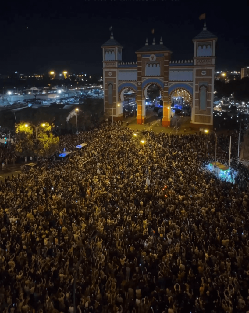 The April Fair has started in Seville.