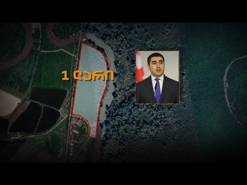The whole country is being appropriated by these pigs (the lands taken by Paponashvili for GEL) - where did these scumbags search for so many useless tiles.