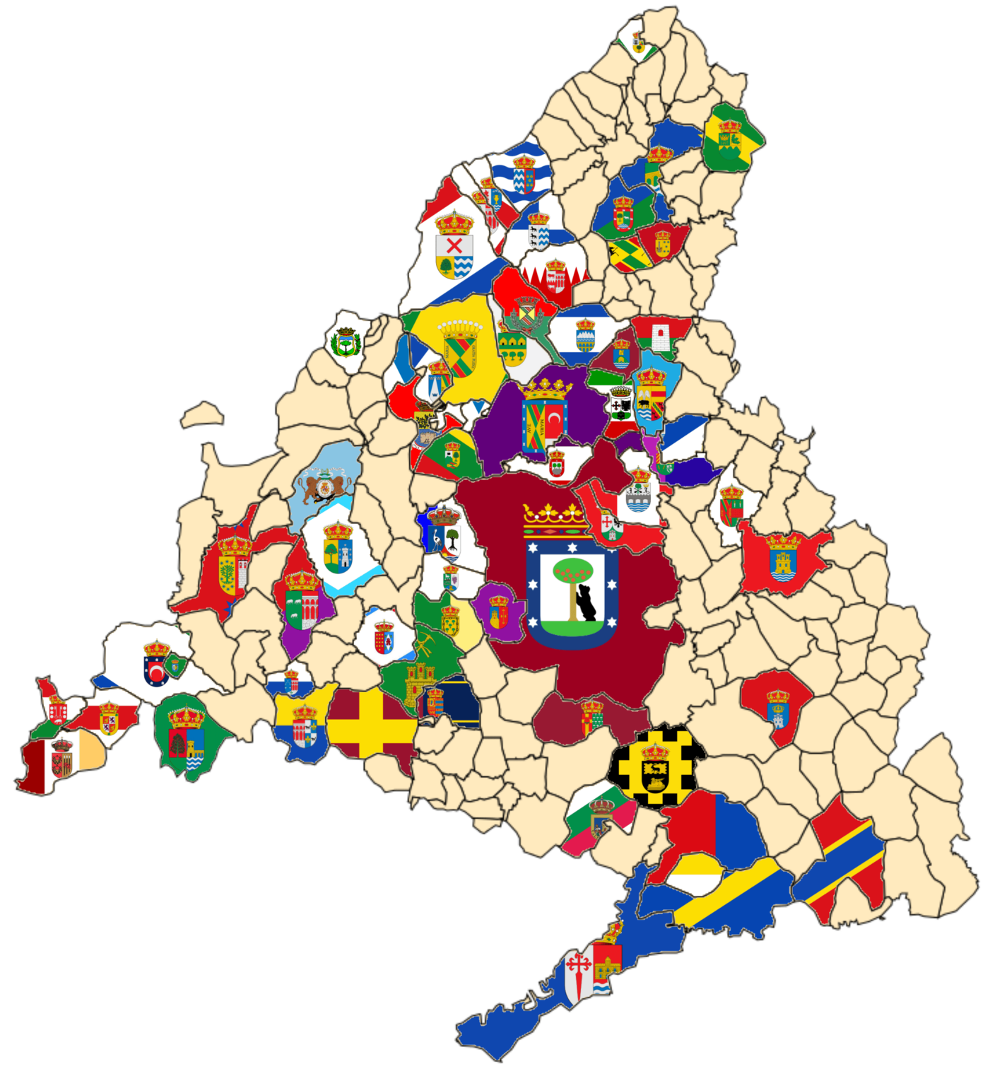 Making the map of all the flags of the municipalities of Spain, day 3 Madrid Making the map of all the flags of the municipalities of Spain, day 3 Madrid