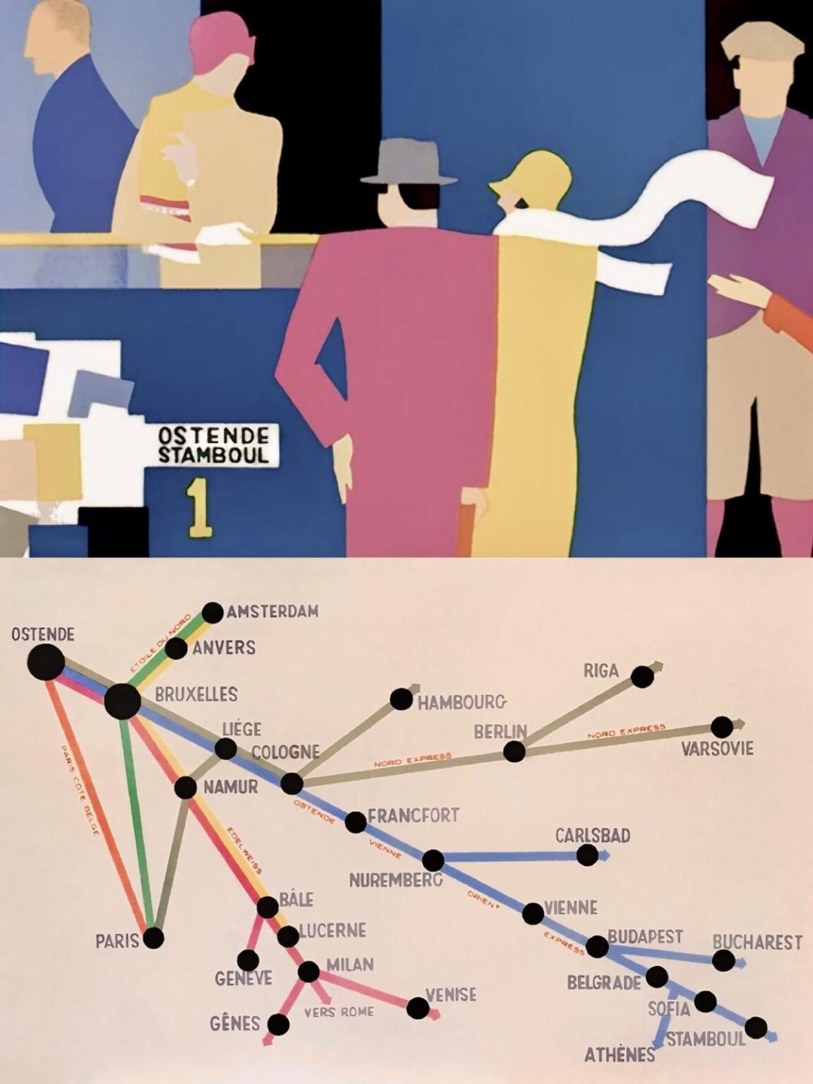 The lost train capital of Europe: Ostend (devastated by WWII)