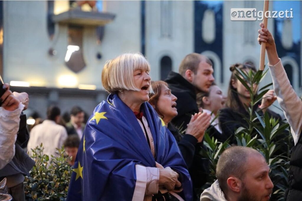 Tbilisi protests against the Russian law