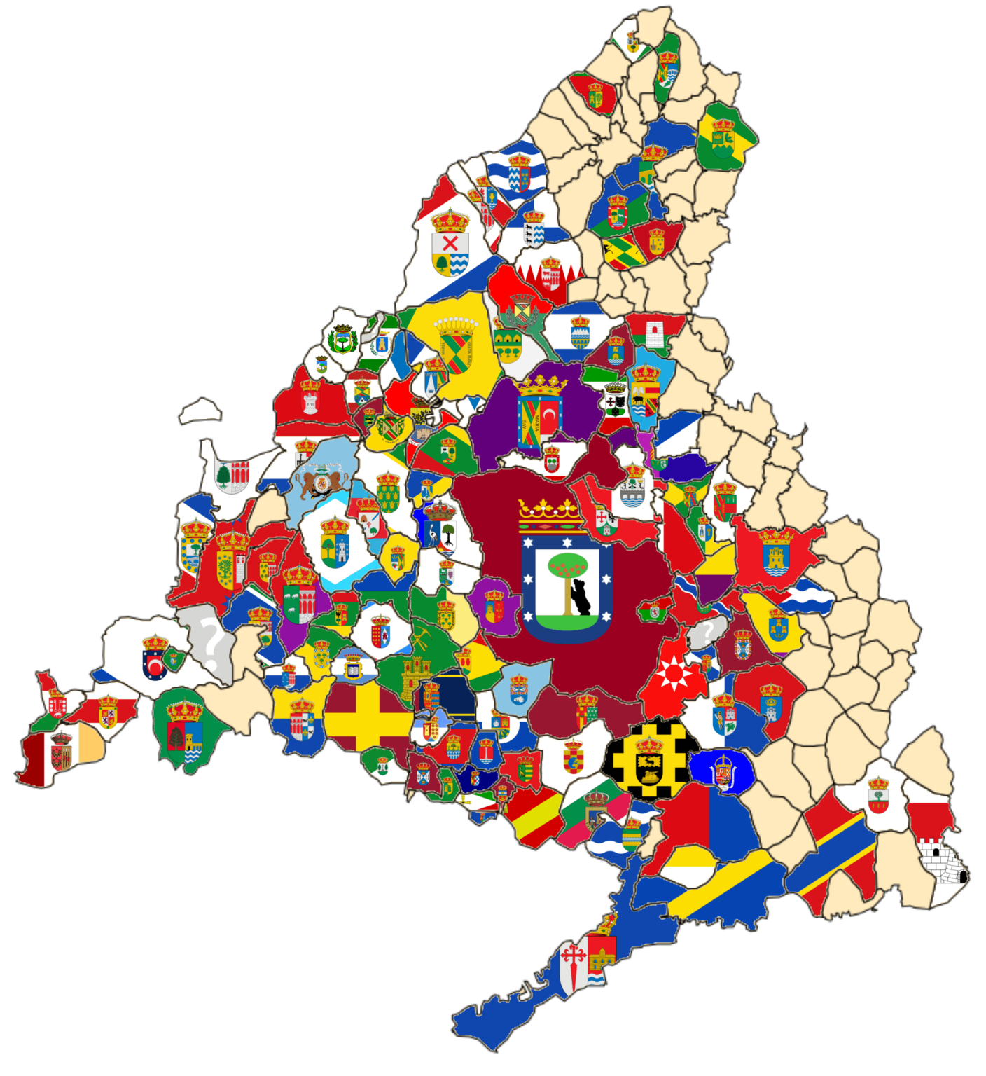 Making the map of all the flags of the municipalities of Spain, day 6 Madrid Making the map of all the flags of the municipalities of Spain, day 6 Madrid