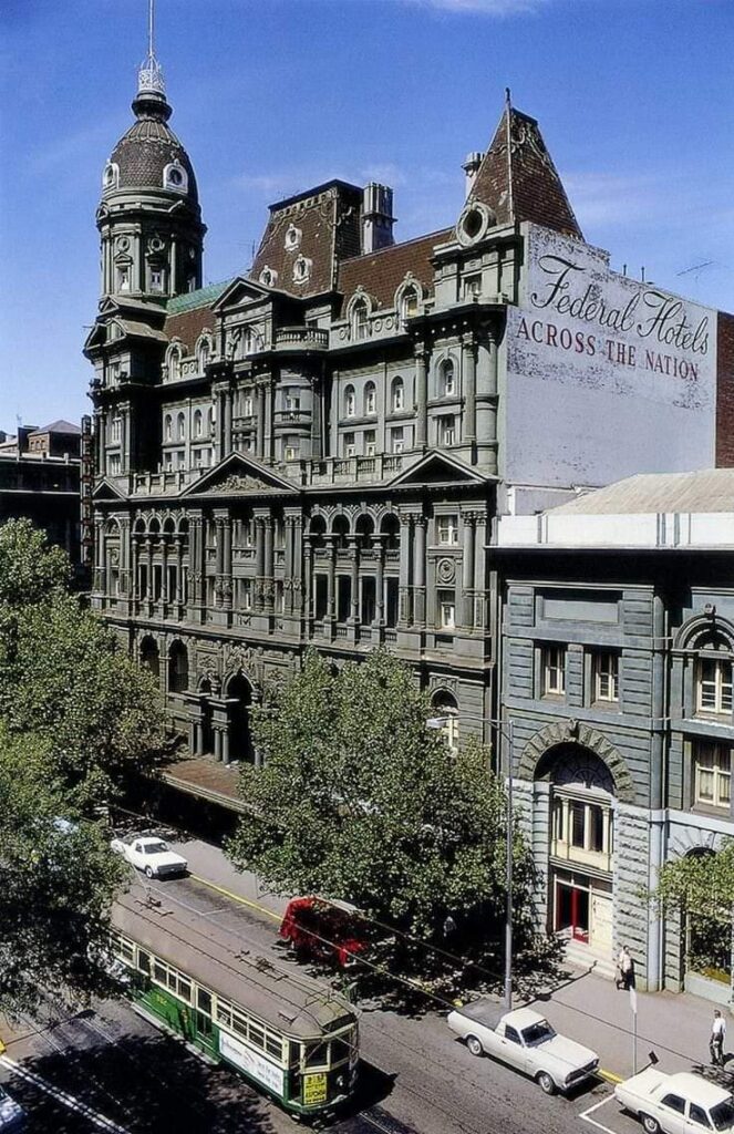 In 1973 someone thought it a good idea to demolish this building. It was on the corner of Collins and King.