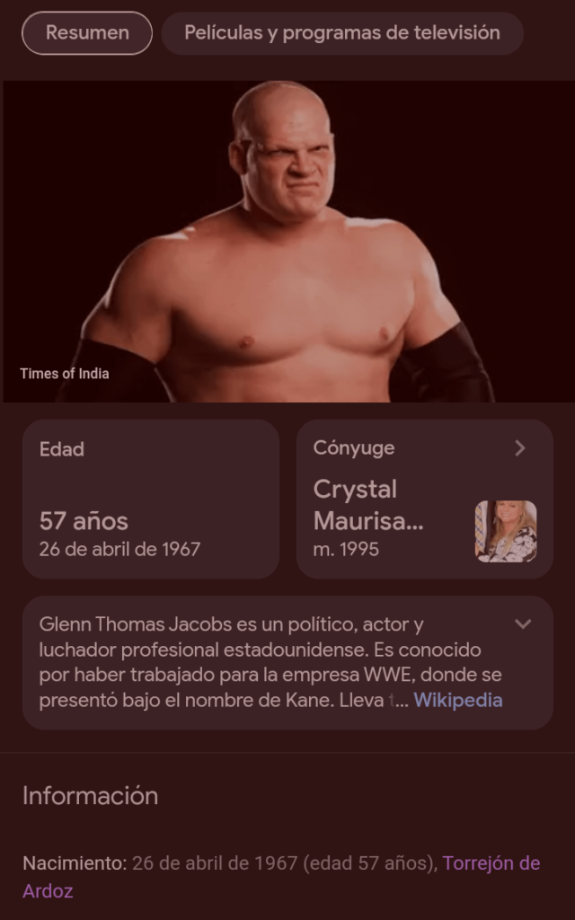 The fucking Kane was born in Torrejón de Ardoz