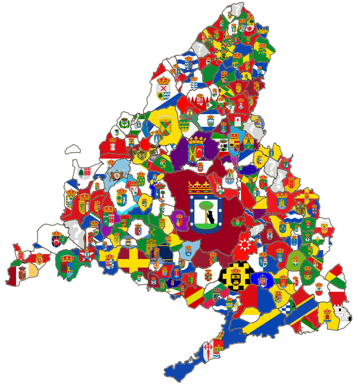 Making the map of all the flags of the municipalities of Spain, day 9 Madrid (completed) Making the map of all the flags of the municipalities of Spain, day 9 Madrid (completed)