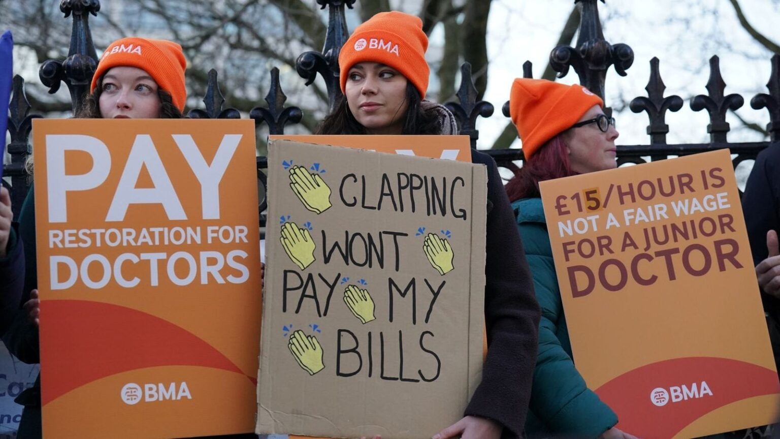 Junior doctors in England to strike for five days starting next month
