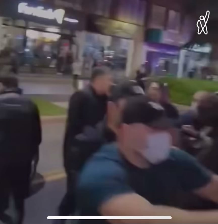 Police in Tbilisi, Georgia violently kidnapping a woman from the street, one in the series of arrests of anti government protesters