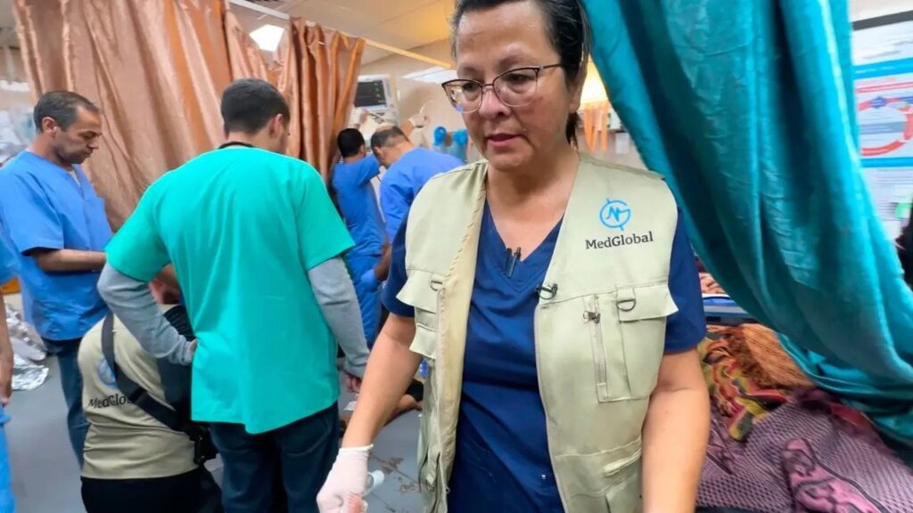 'Every single day, I've watched small children die': American nurse works in Gaza