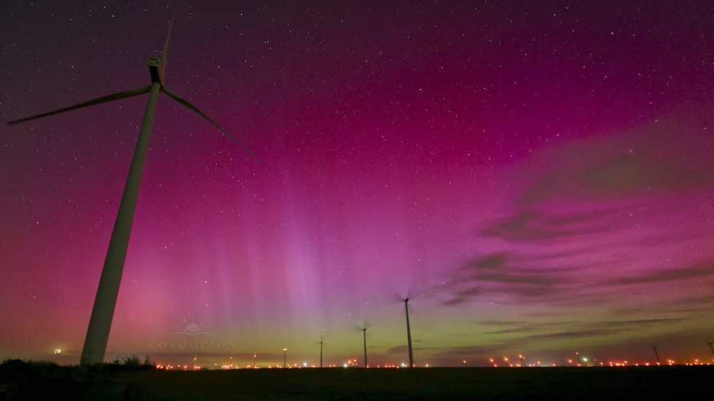 northern lights near Valladolid