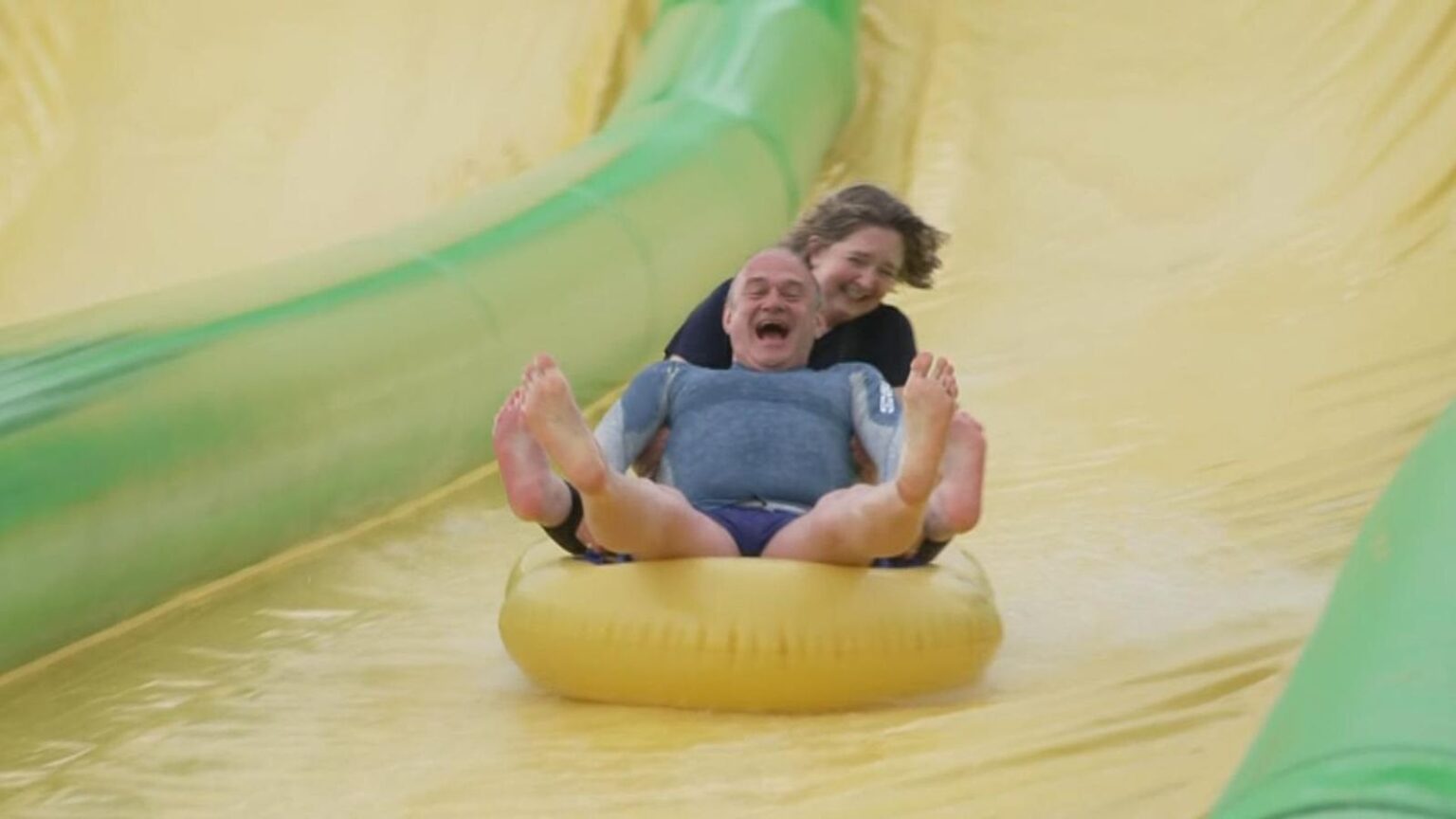 General election: Sir Ed Davey goes down a waterslide as Lib Dems campaign about children’s mental health General election: Sir Ed Davey goes down a waterslide as Lib Dems campaign about children's mental health