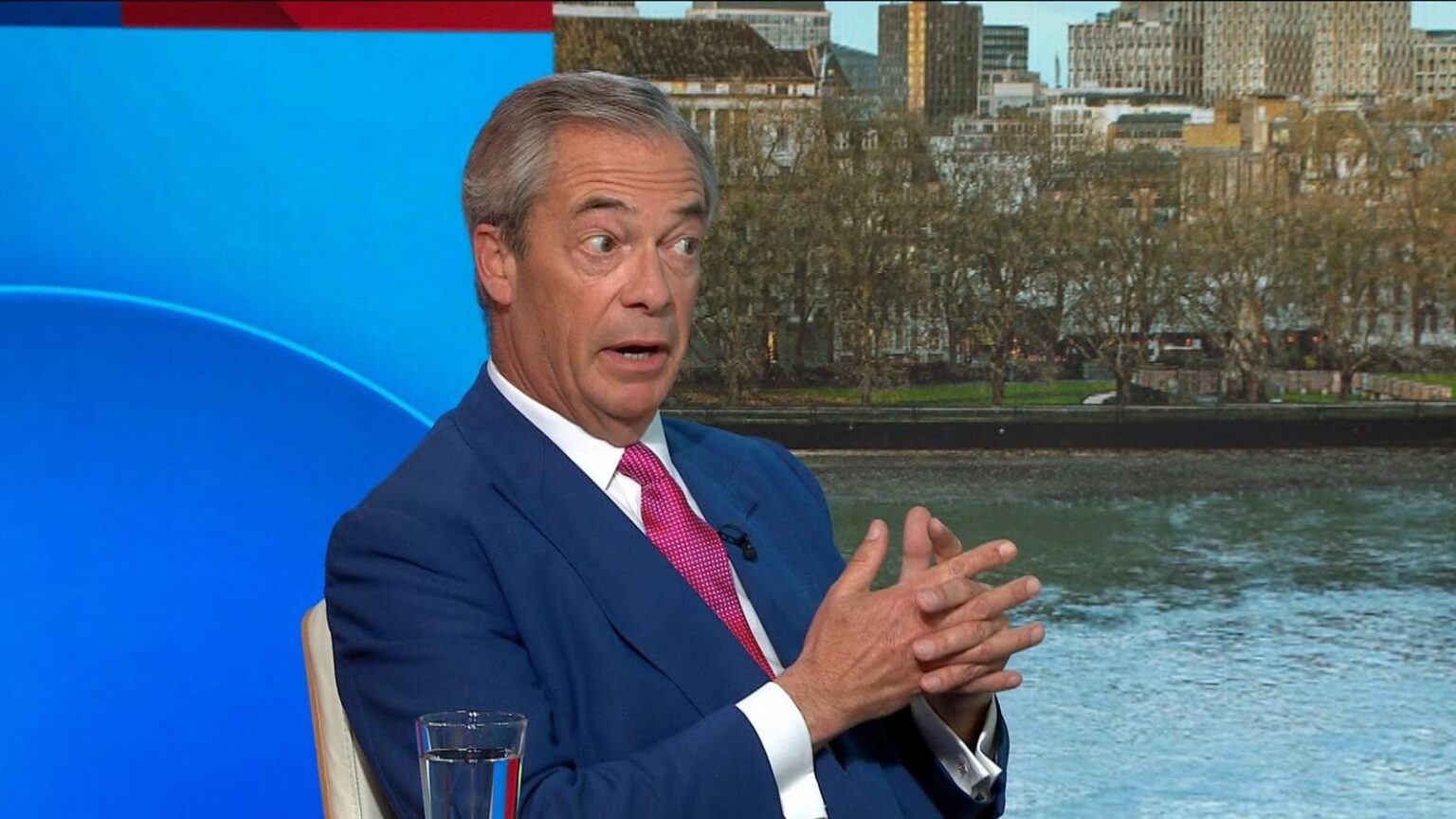 Nigel Farage challenged over his claim that Muslims are against British values