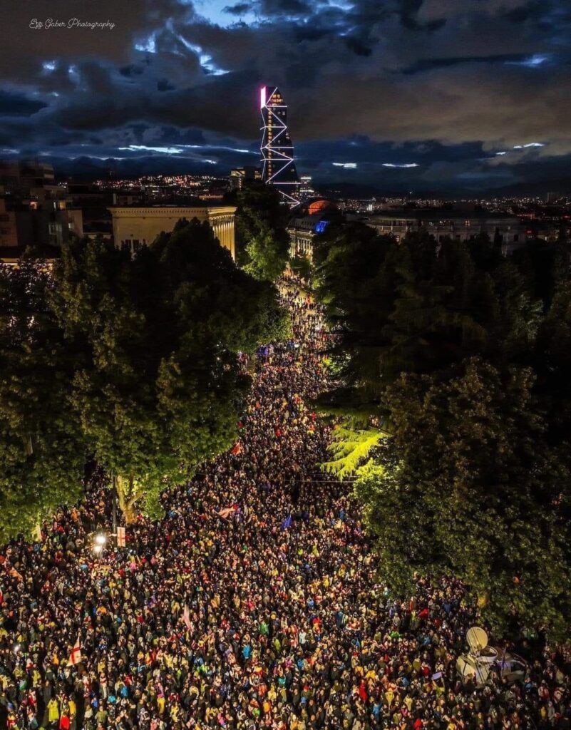 Images from the protest