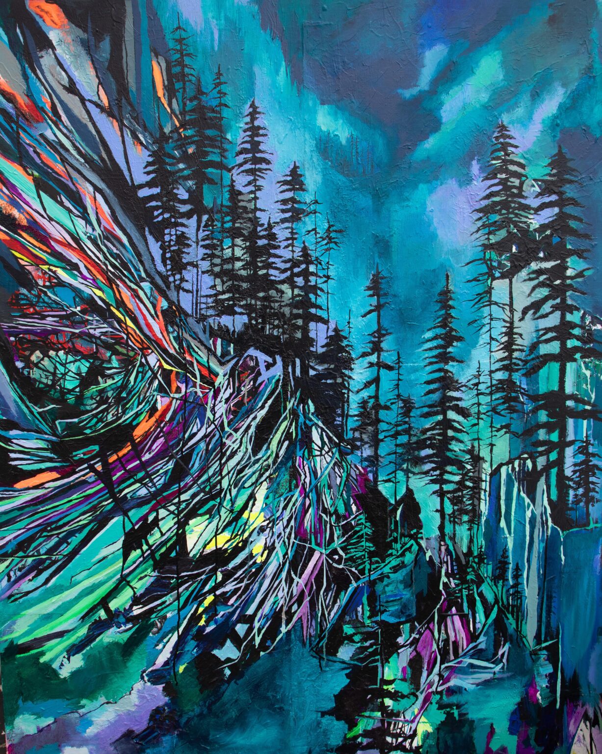 Mary Olson, Palisade Head, acrylic (4500 x 5634)