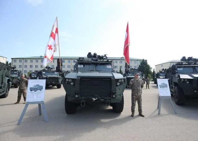 VURAN APC were exported to Georgia

🔸 Georgian Deputy Defense Minister Janelidze: "Georgian Defense Forces are receiving armored vehicles in NATO standards from Turkey.