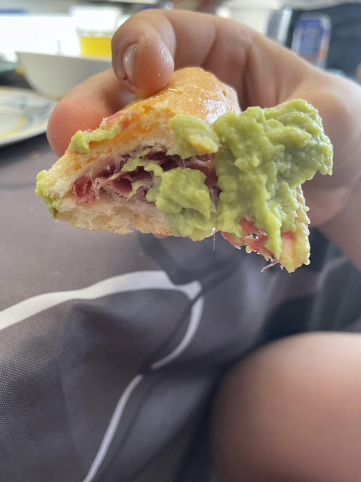 A shame for Spanish food: Iberian ham and guacamole
