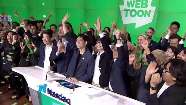 Naver's Webtoon Entertainment Soars 9.5% in Nasdaq Debut