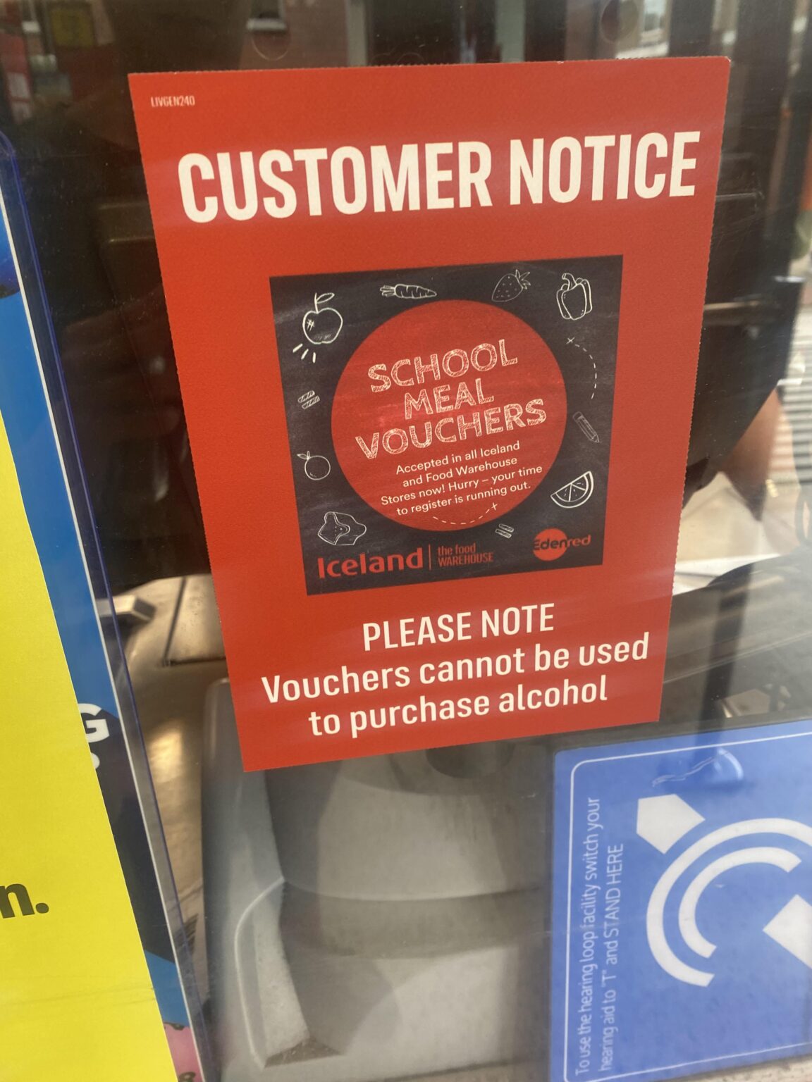 The UK summed up in an Iceland Customer Notice