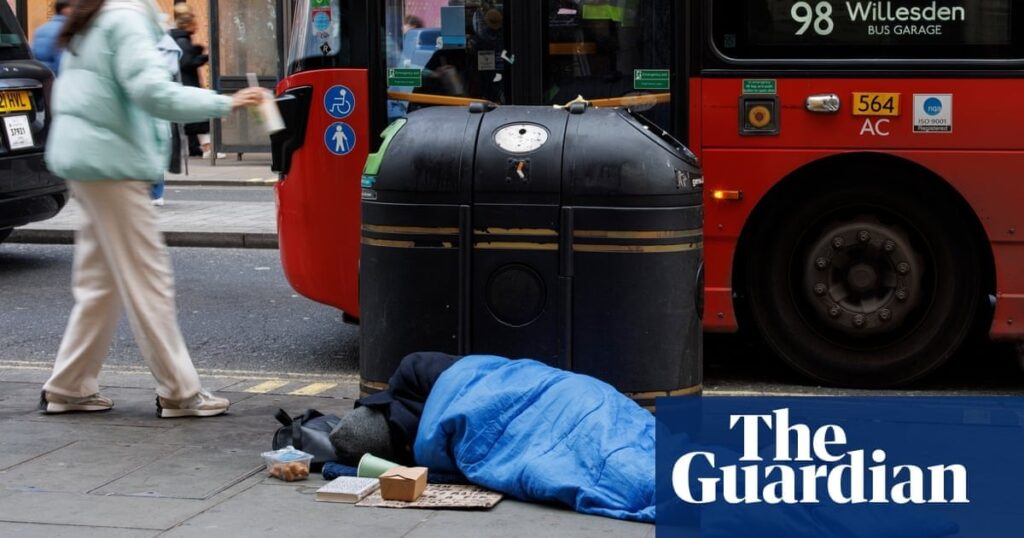 Rough sleeping in London hits highest level in a decade