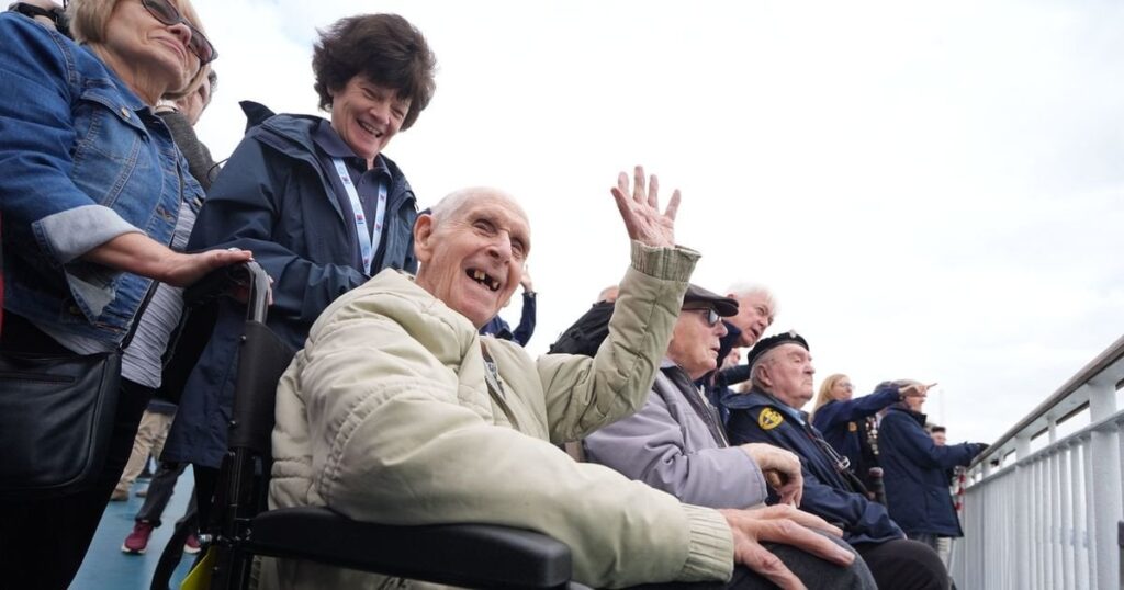 D-Day heroes set sail for France ahead of 80th anniversary of Normandy landings