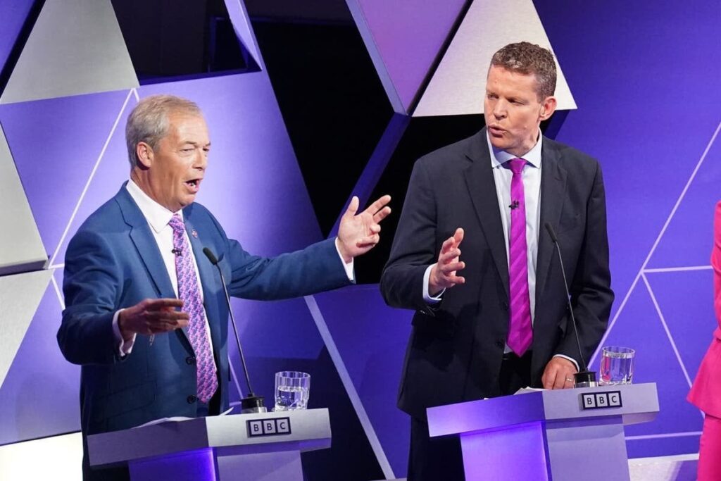 Nigel Farage won seven-party BBC debate, according to viewer poll