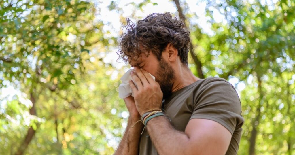 Health warning as man tears a hole in his throat after making terrible mistake mid-sneeze