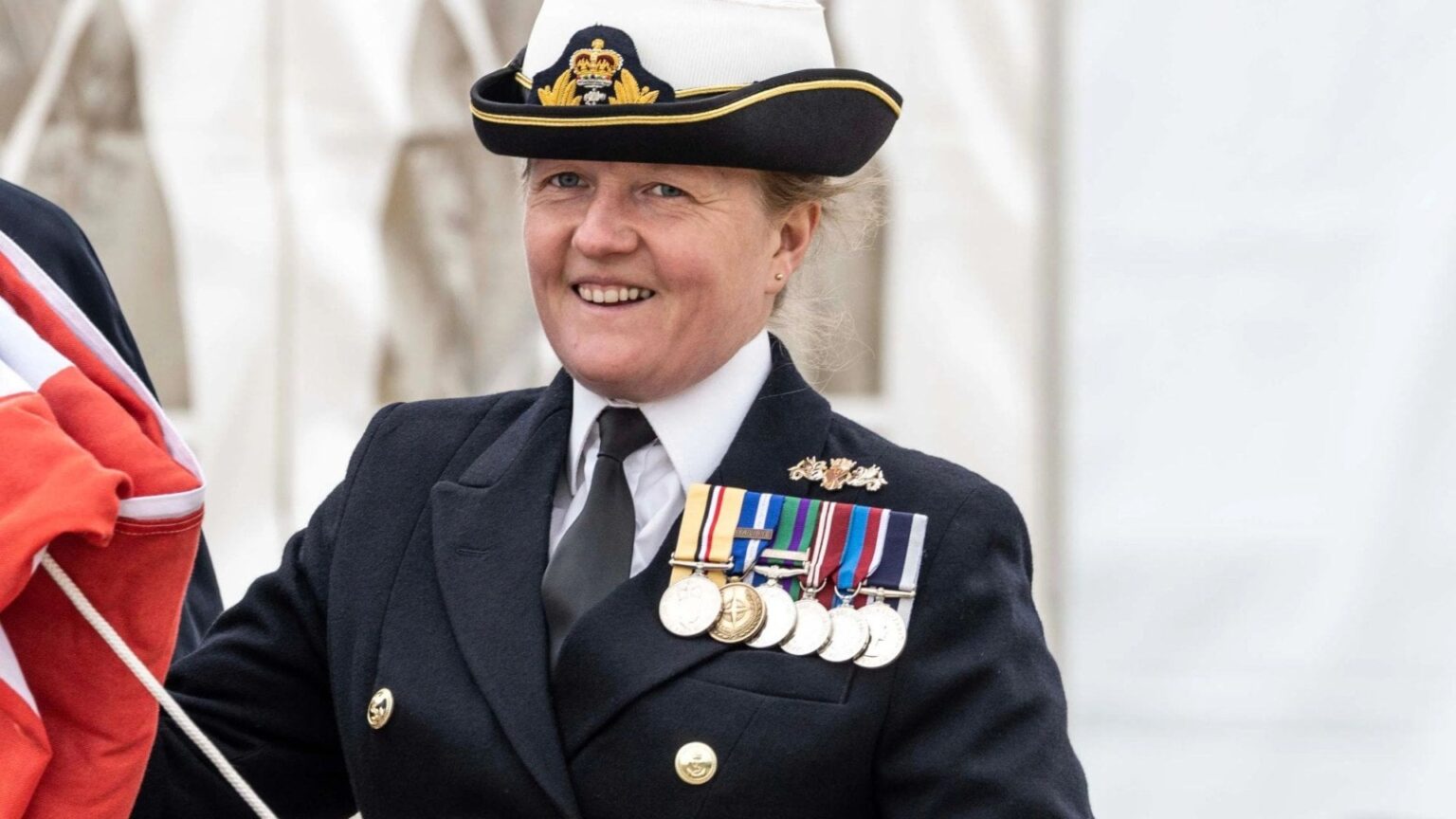 First woman to take charge of UK aircraft carrier - 35 years after ban lifted