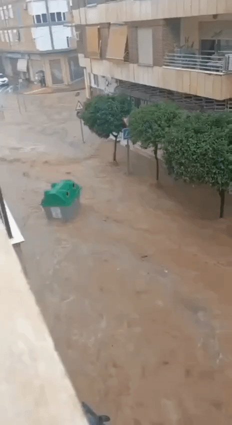 Massive floods due to heavy rains in Murcia, Spain 10.06.2024