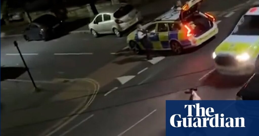 Surrey police officer who rammed cow removed from frontline duties