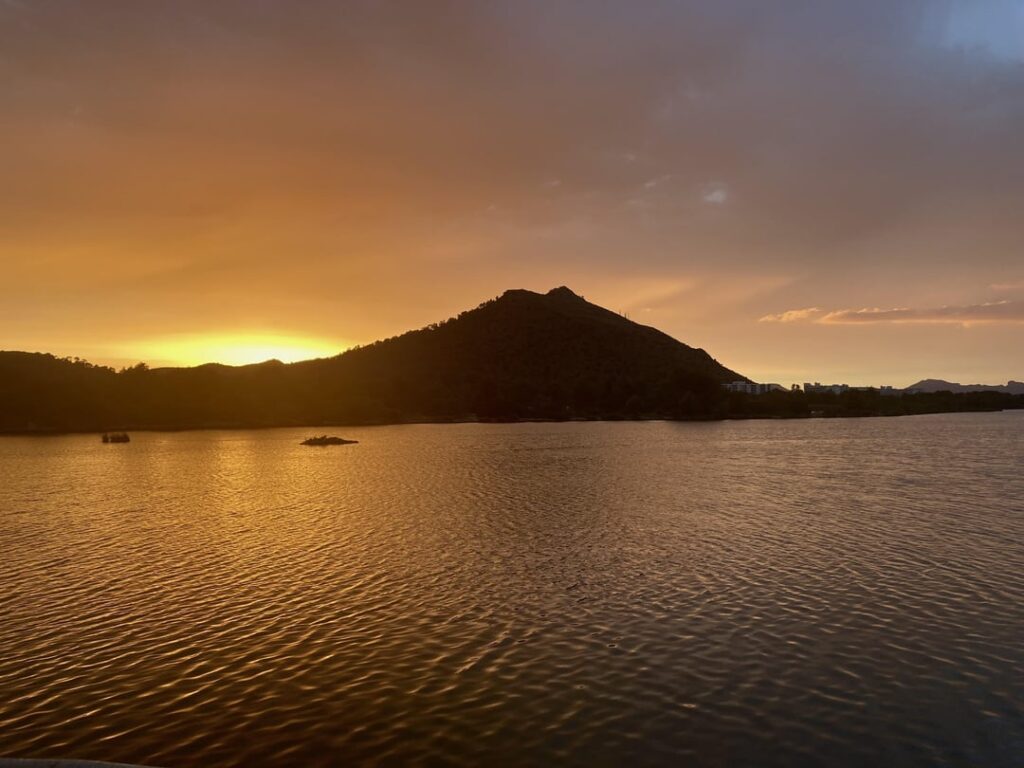Puig de Sant Marti at sunset, Alcúdia
