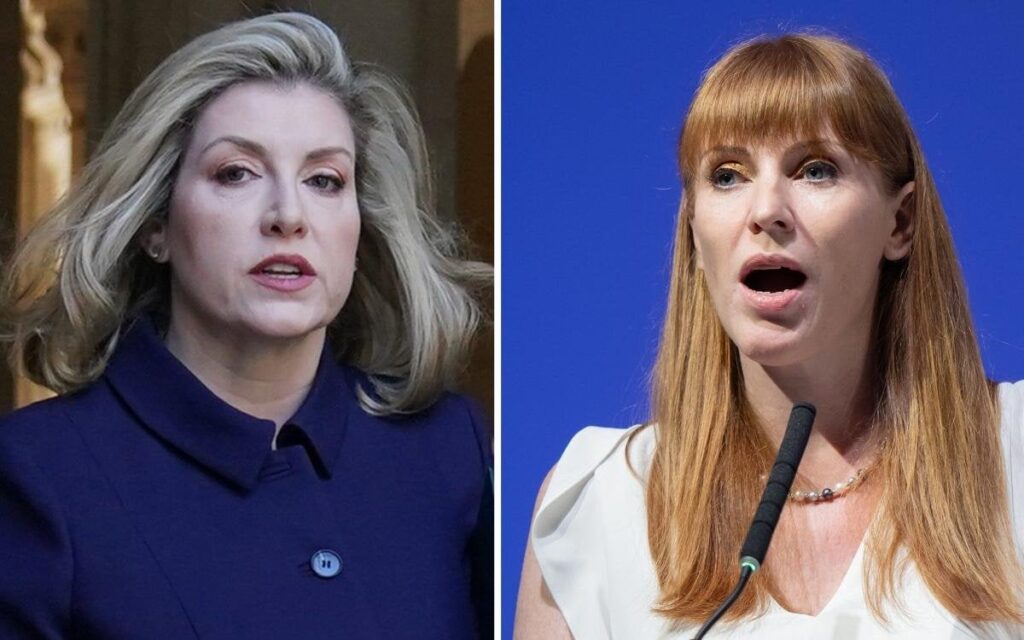 Angela Rayner and Penny Mordaunt go head to head in all-party TV election debate