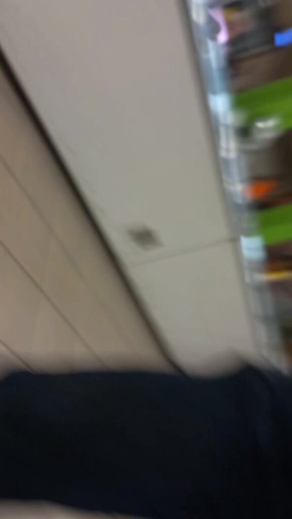 GD Parliamentarian Beqa Odisharia is confronted in a supermarket