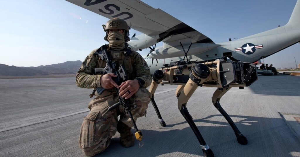 Let Slip the Robot Dogs of War - The United States and China appear locked in a race to weaponize four-legged robots for military applications.