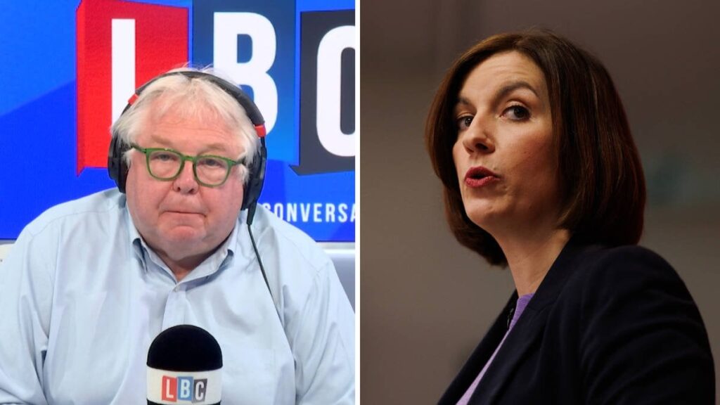 'So which lavatory would they actually use?': Nick Ferrari presses shadow minister on trans women and public toilets