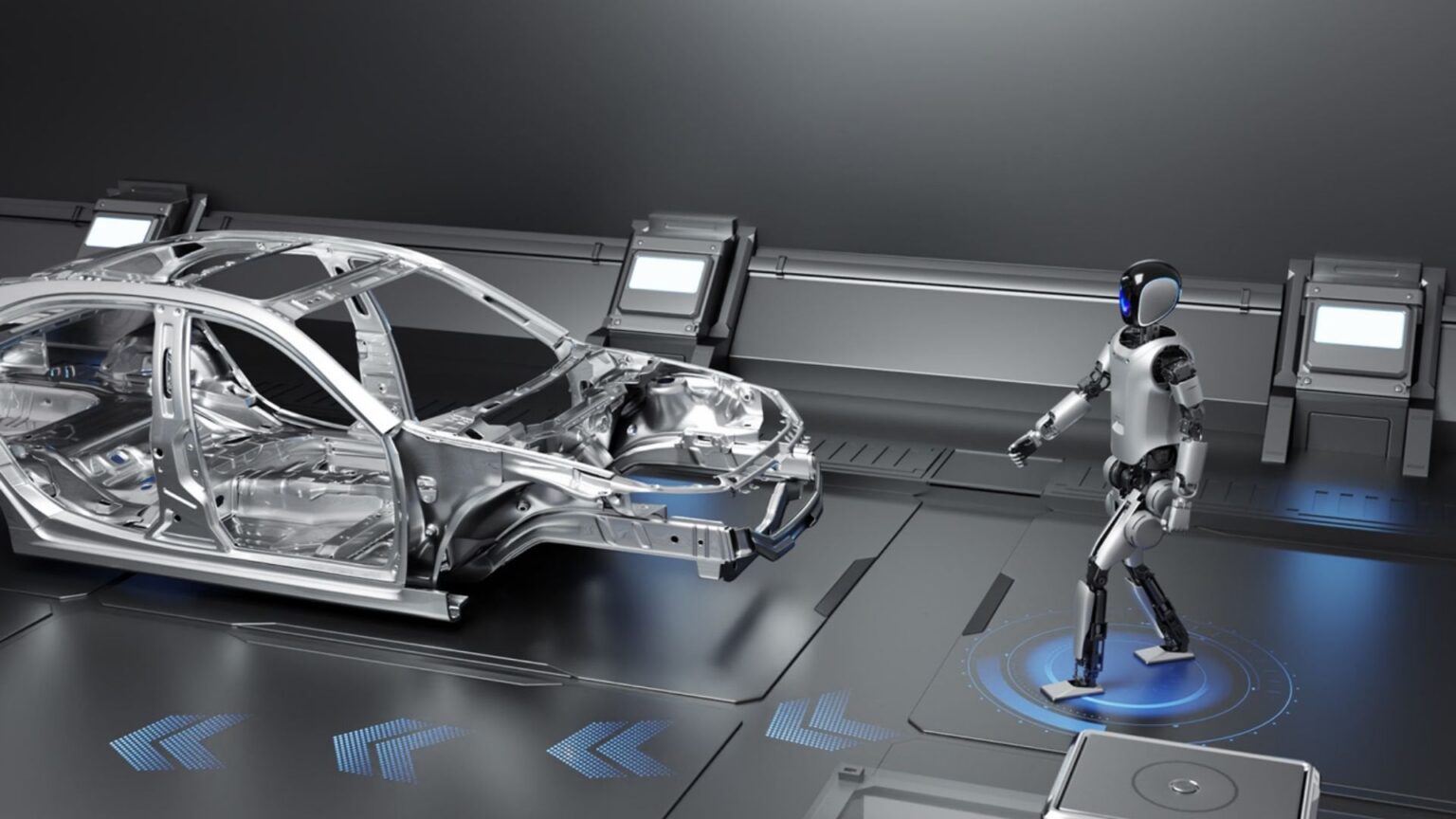 China’s humanoid robots to tackle tricky car chores at Dongfeng Motor - The robot will conduct seat belt inspections, door lock testing, body quality checks, oil filling, and label application, integrating with traditional automated machinery.