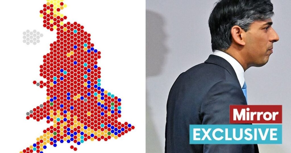 Bombshell poll shows Tories pushed into third place behind Lib Dems in election bloodbath