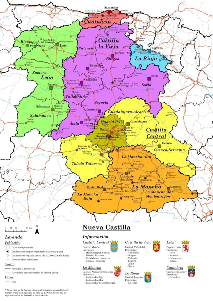Castile and La Mancha - Territorial Division