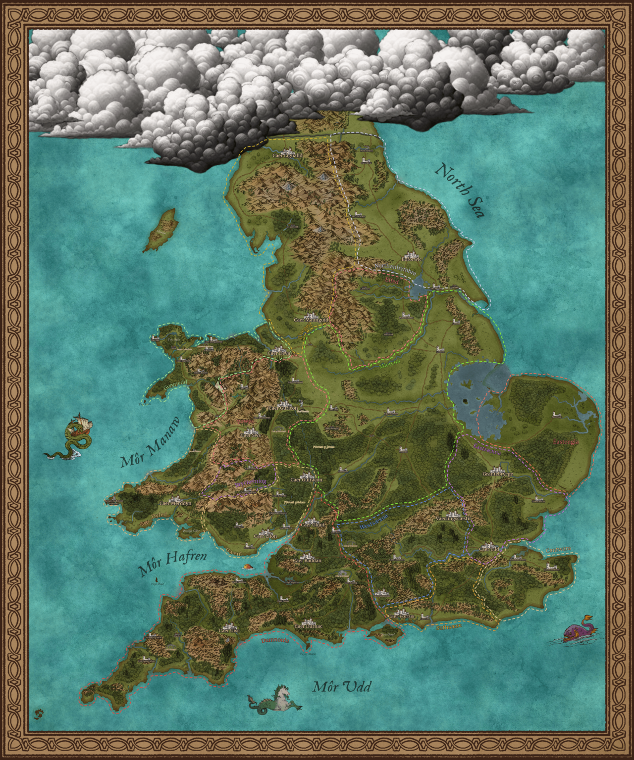 [Update] I updated my map with all of great britain south of the Hadrian Wall! Hope you enjoy it, and leave feedback if you like!