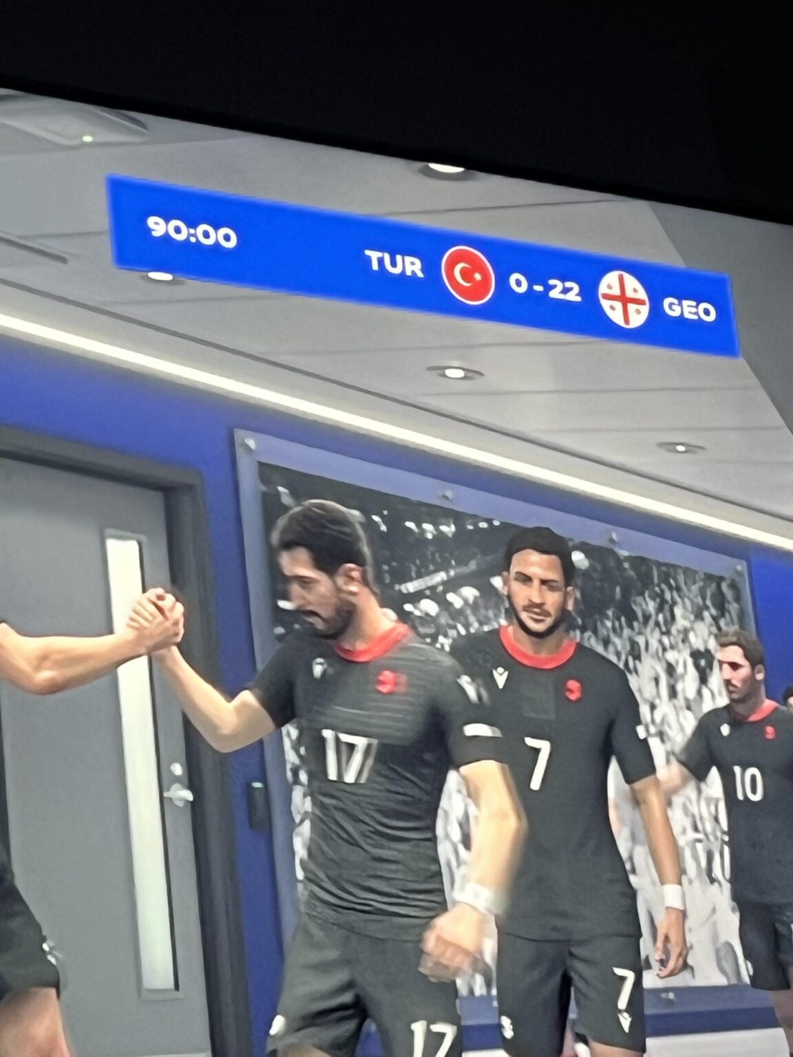 I had to my vengeance and beat Turkey 22-0 in fifa
