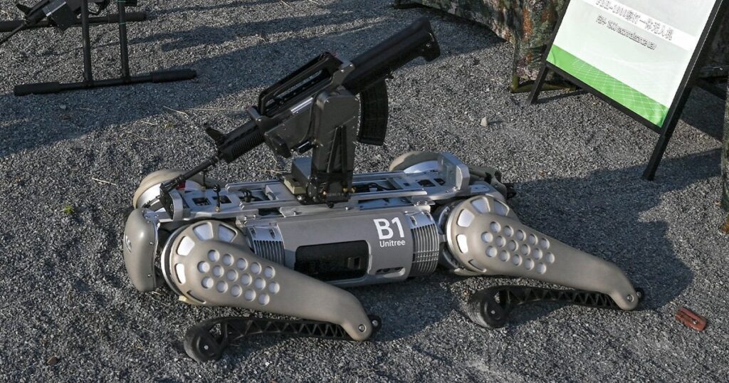 Video Shows China's Rifle-Equipped Robot Dog Opening Fire on Targets