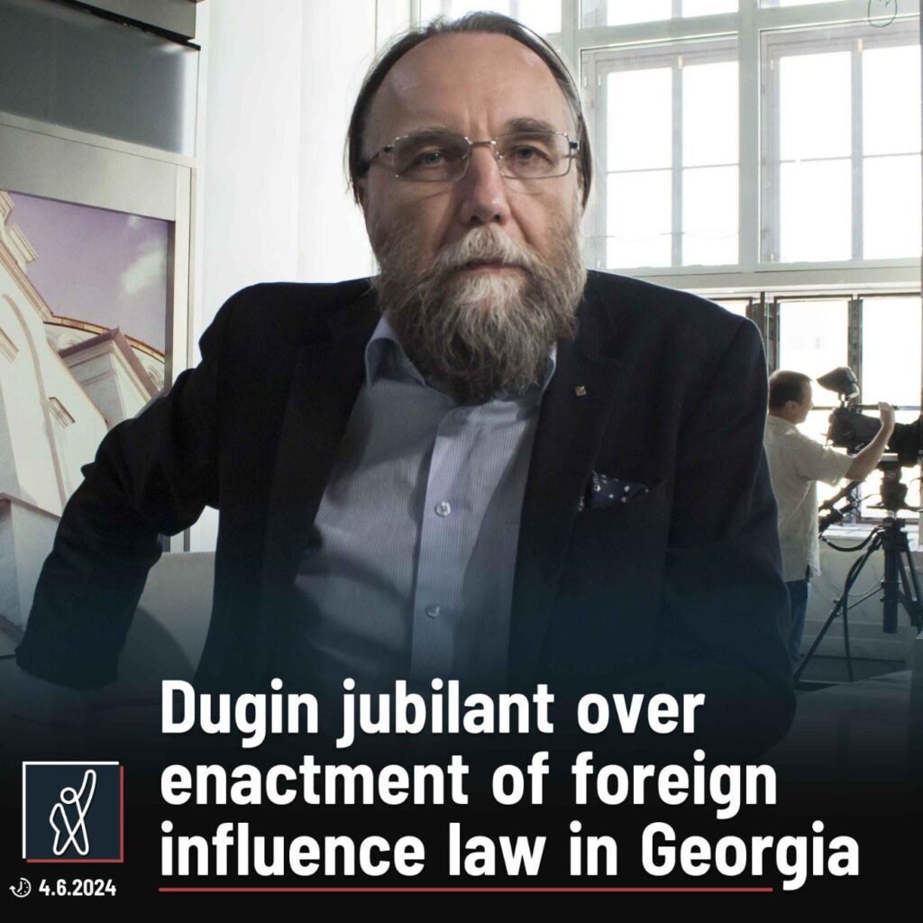 Dugin is an ideologist of Putin and thinks that Georgia should not exist in this world