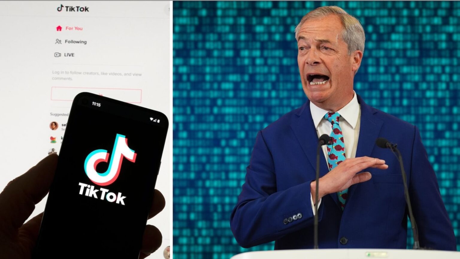 Suspicious accounts being used to push pro-Reform UK content on TikTok | ITV News