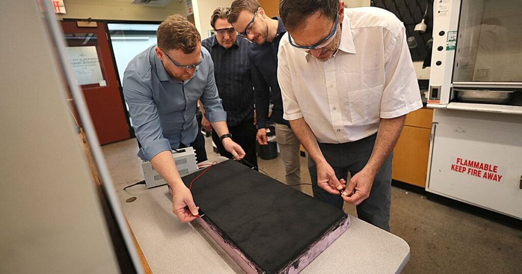 Researchers at MIT have come up with a new way to store energy inside a modified concrete, a tantalizing potential solution to the looming energy storage problem. The new concrete could turn whole homes into Batteries
