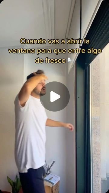 When you open the window to let in some fresh air… but you live in Spain 🇪🇸