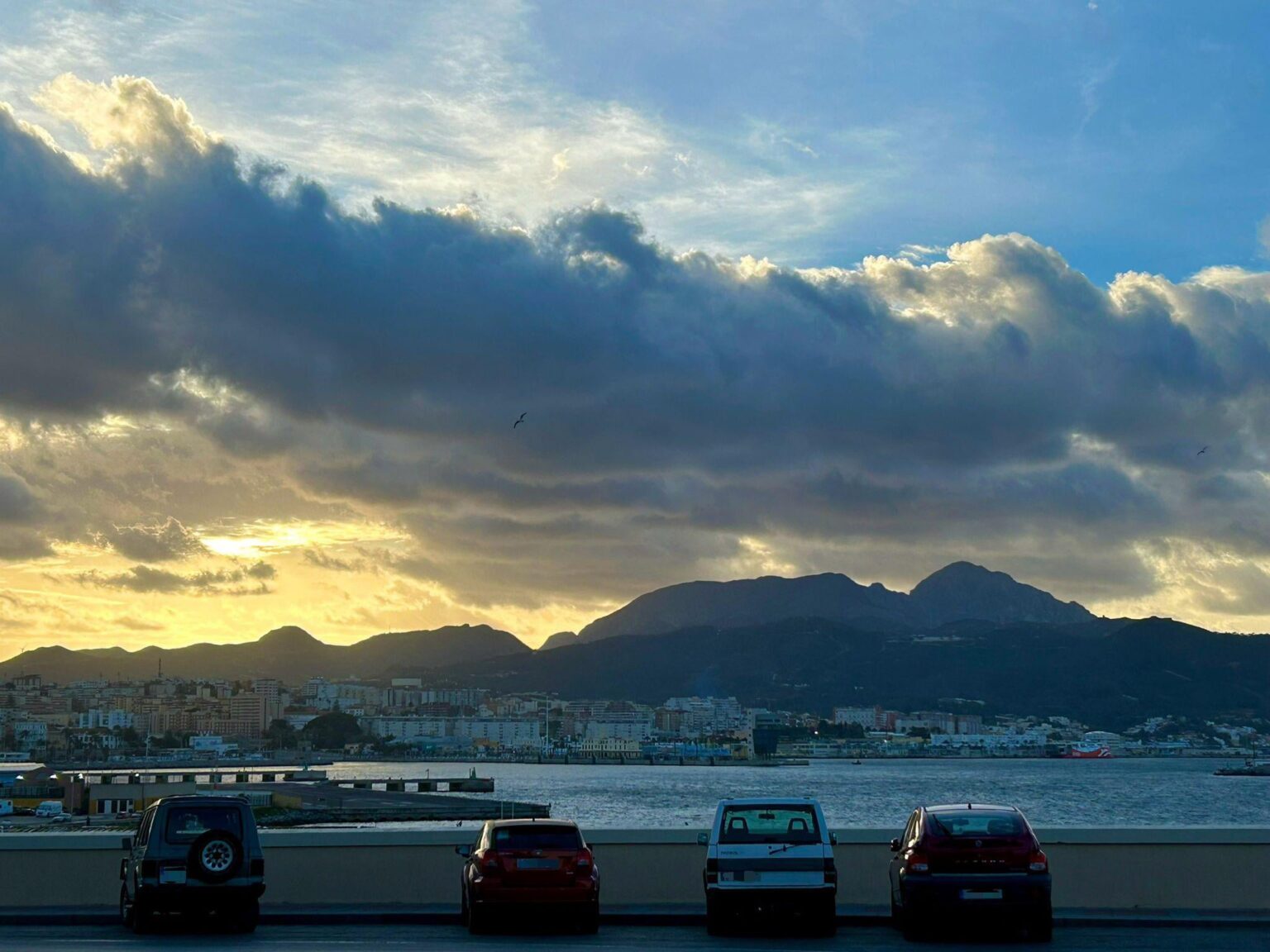 Ceuta at dusk