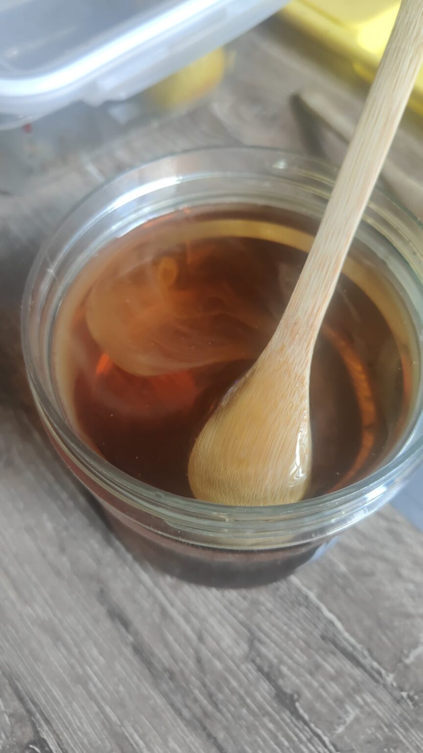 Purchased some mountain honey and stored it for a month. What is this?